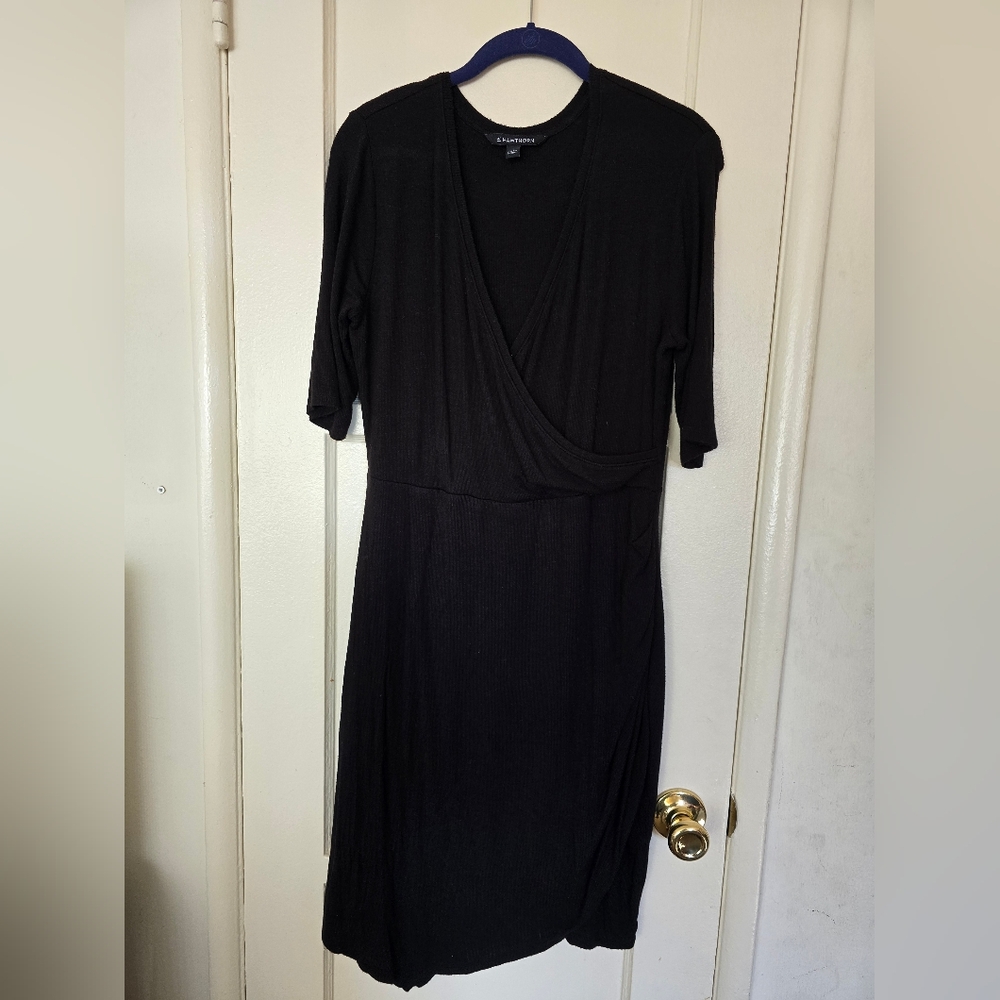 Catherine Malandrino Black Long Sleeve Dress